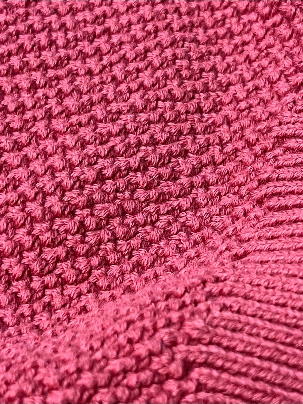 J. Crew Johnny Collar Polo Shirt Pink Knit Cotton Mesh Stitch Sweater Men’s XL